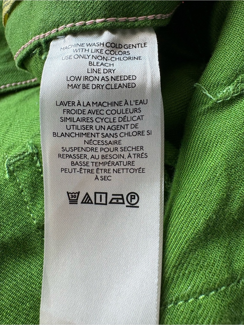 Anthropologie Maeve The Colette Green Linen Blend Wide Leg Pants 27 - Picture 9 of 14